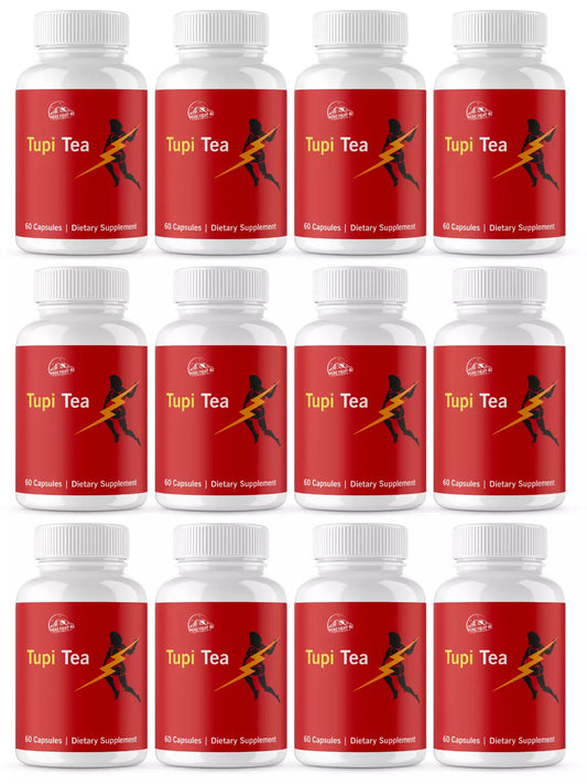 Tupi Tea Dietary Supplement - 12 Bottles 720 Capsules
