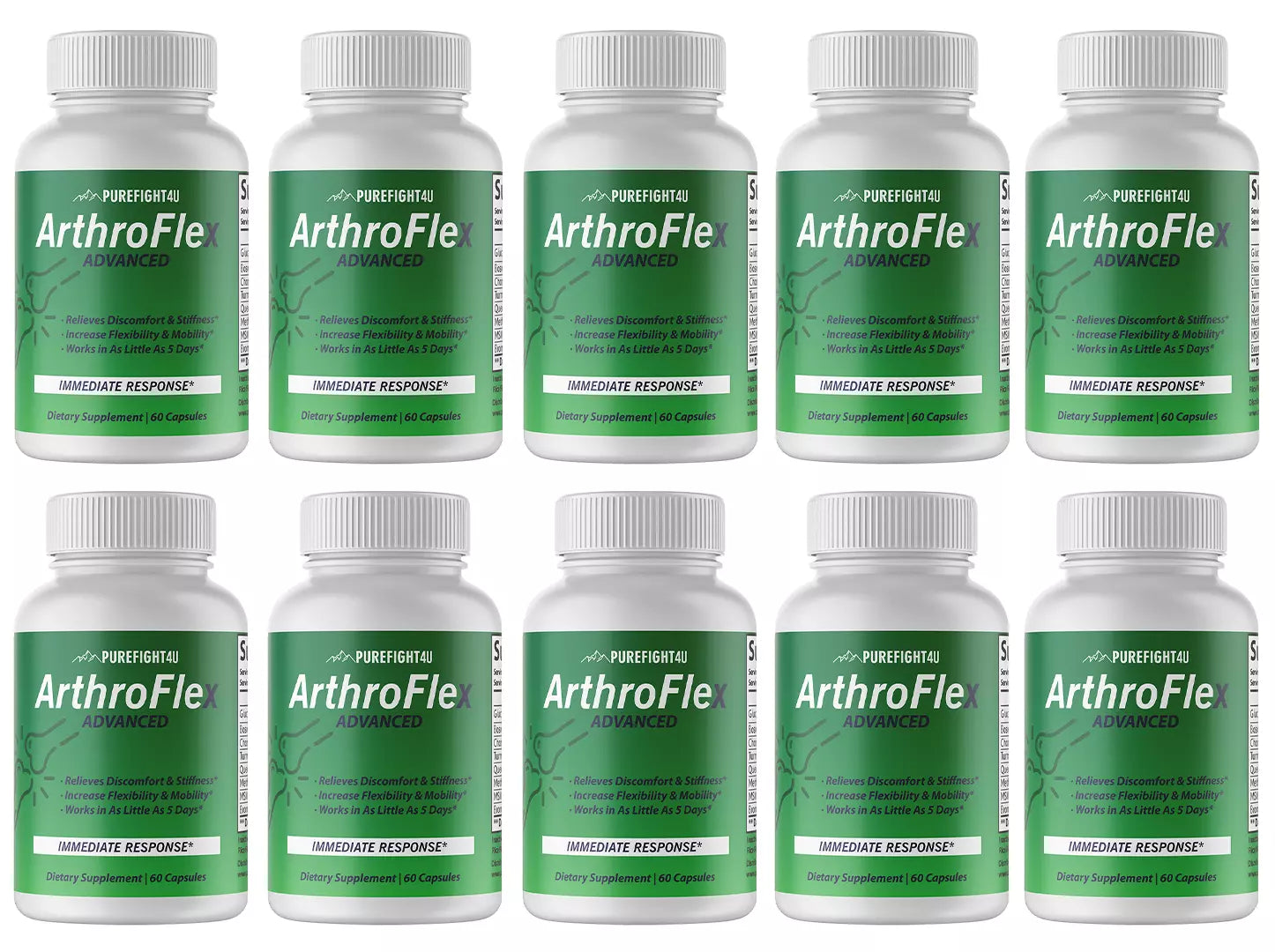 ArthroFlex Advanced - 10 Bottles 600 Capsules
