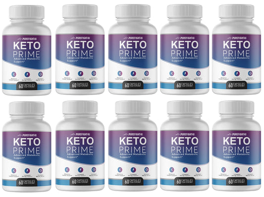 Keto Prime - Advanced Metabolic Support 10 Bottles 600 Capsules