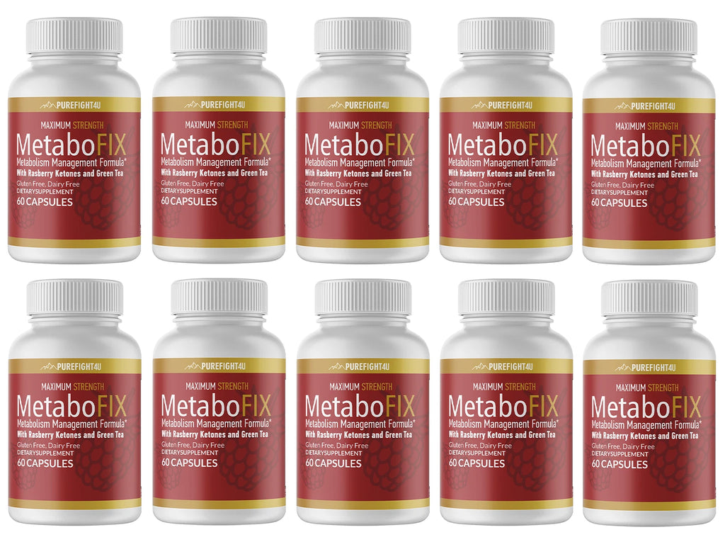 Metabofix Metabolism Management Formula 10 Bottles 600 Capsules