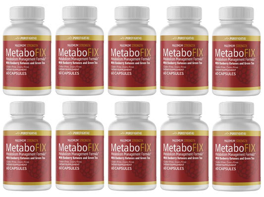 Metabofix Metabolism Management Formula 10 Bottles 600 Capsules