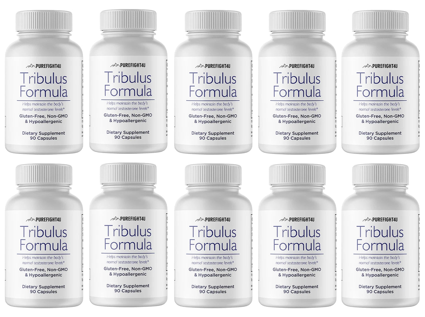 Tribulus Formula - Dietary Supplement 10 Bottles 900 Capsules