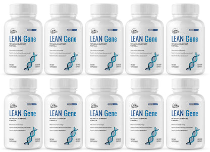 Lean Gene Metabolic Weight Loss Support Supplement - 10 Bottles 600 Capsules
