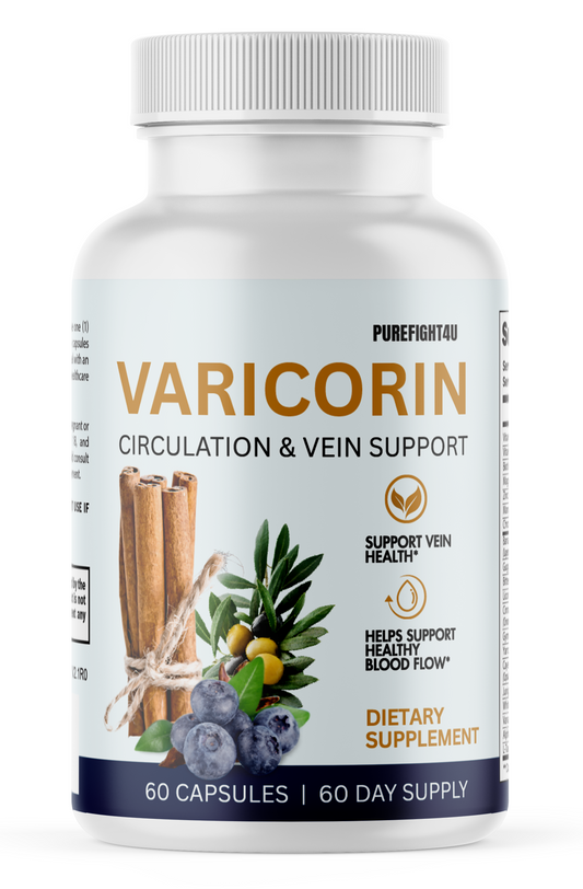 Varicorin Vascular Support & Healthy Blood Flow Support Supplement - 60 Capsules
