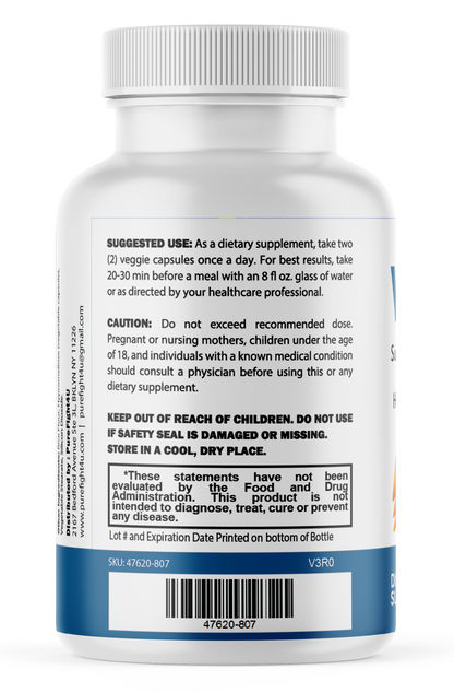 VisMax Eye Vision Support for Overall Eye Health & Eyesight Supplement - 60 Caps