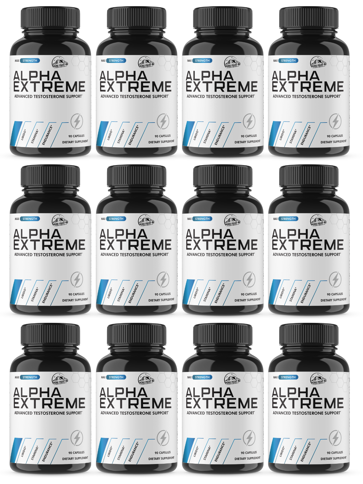 Alpha Extreme Advanced Male Support - 12 Bottles 1080 Capsules