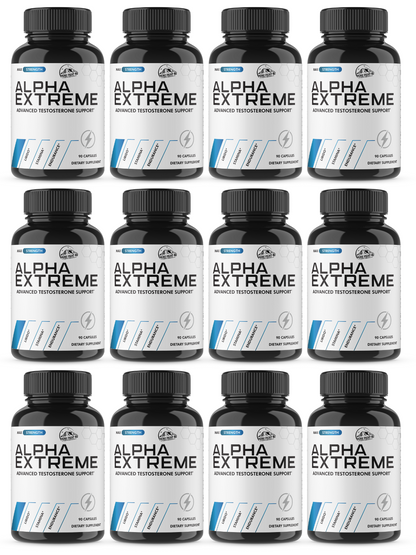 Alpha Extreme Advanced Male Support - 12 Bottles 1080 Capsules