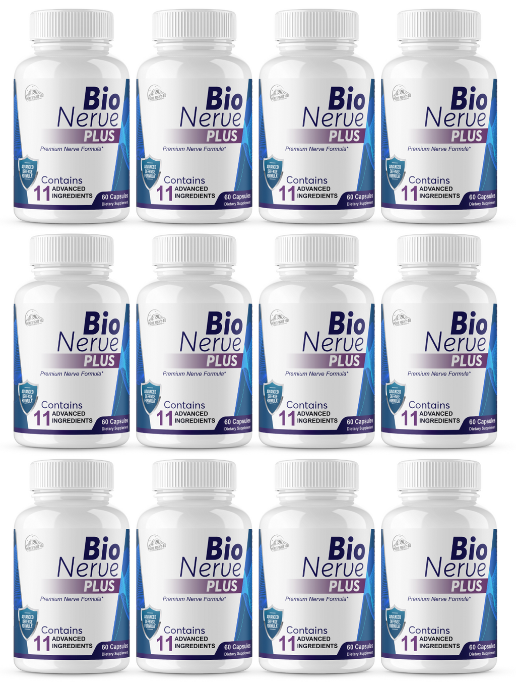 Bio Nerve Plus Premium Nerve Formula - 12 Bottles 720 Capsules