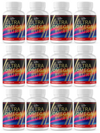 Ultra Omega Burn Dietary Supplement - 12 Bottles 720 Capsules