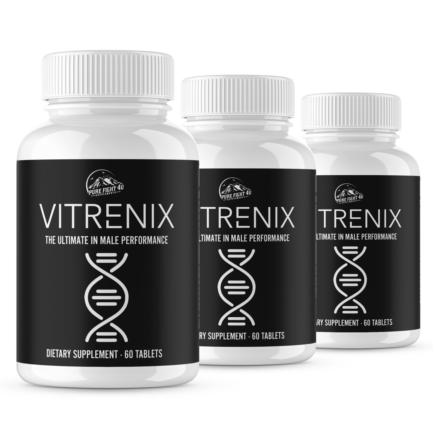 Vitrenix - The Ultimate in Male Performance Dietary Supplement 3 Bottles 180 Tablets