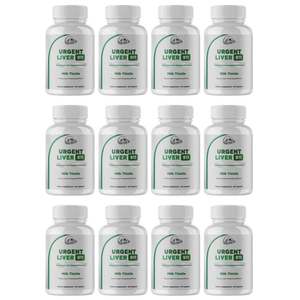 Urgent Liver 911 Advanced Liver Support Formula 12 Bottles 720 Capsules