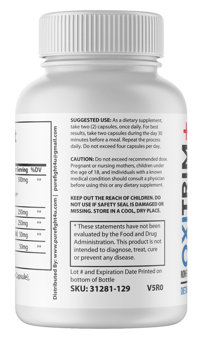 OXITRIM+ Dietary Supplement 10 Bottles 600 Capsules