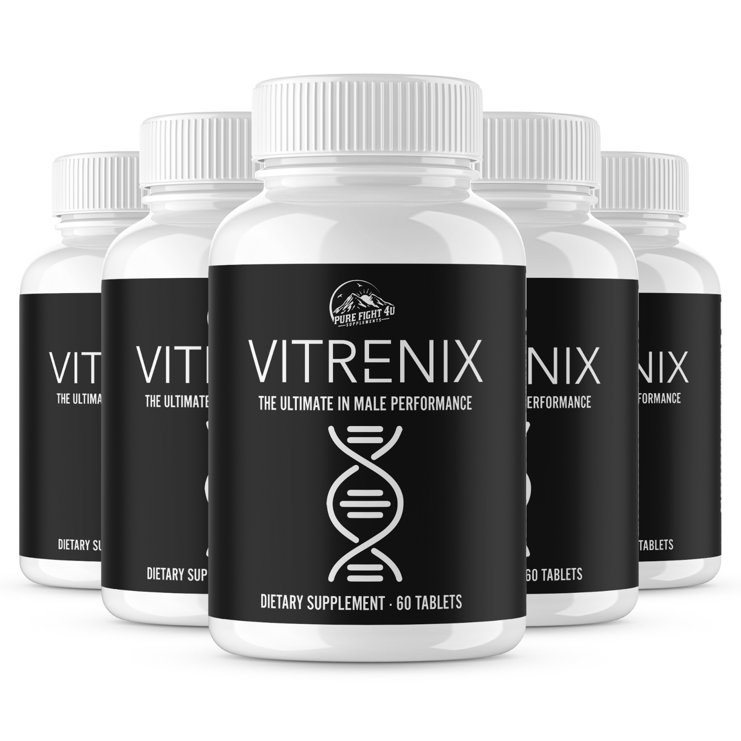 Vitrenix - The Ultimate in Male Performance Dietary Supplement 5 Bottles 300 Tablets
