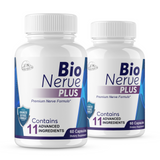Bio Nerve Plus Premium Nerve Formula - 2 Bottles 120 Capsules