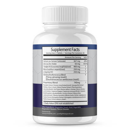 Vert3x Perk - Male Advanced Support for Maximum Support & Performance 60 Tablets