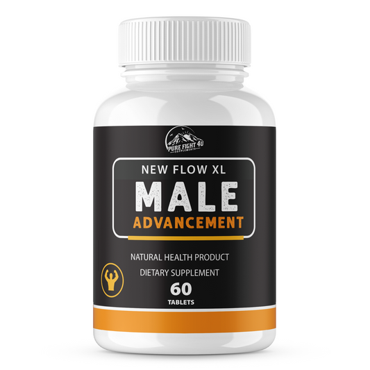 New Flow XL Male Advancement Natural Supplement for Peak Performance 2 Bottles 120 Tablets