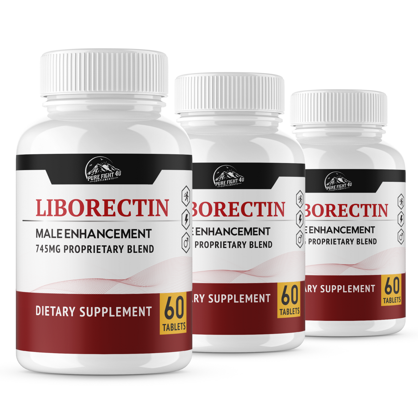 Liborectin Male Enhancement: A Powerful Dietary Supplement for Men 3 Bottles 180 Tablets