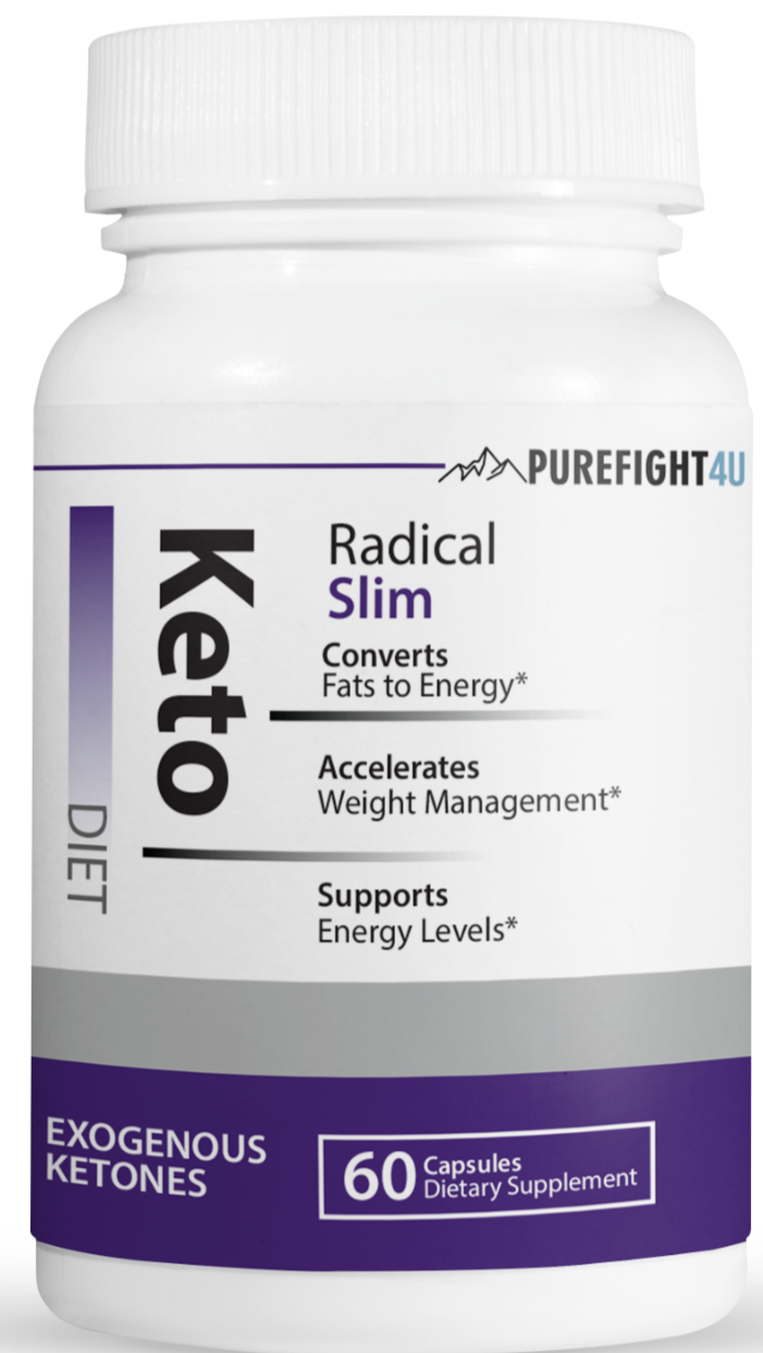 Keto Diet Radical Slim Exogenous Ketones 60 Capsules