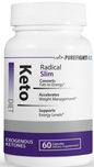 Keto Diet Radical Slim Exogenous Ketones 60 Capsules