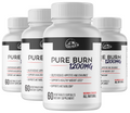 Pure Burn 1200mg Dietary Supplement - 4 Bottles 240 Capsules