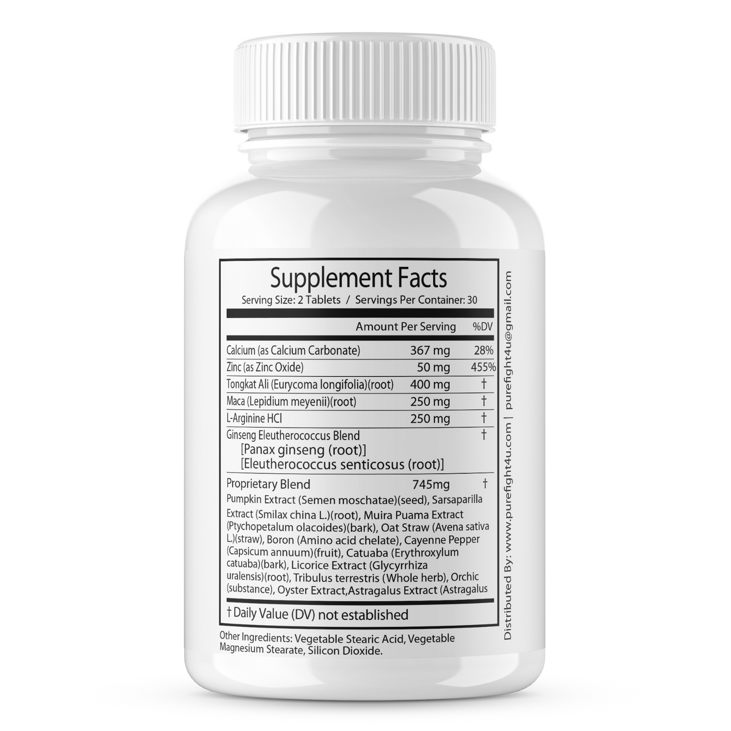 Nurexin Male Performance Booster to Enhance Energy and Confidence 60 Tablets