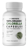 100% Organic Chlorella Capsules 500mg - 60 Capsules
