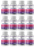 Elderberry Capsules 600mg Immune System Support - 12 Bottles 720 Capsules