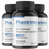 Official Phentrimin Extra Strength - 3 Bottles, 180 Capsules