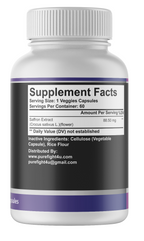 Platinum Saffron Extract - 60 Capsules