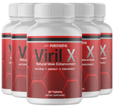 Viril X Dietary Supplement, Natural Male Enhancement, 5 Bottles 300 Tablets
