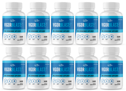 Vigor Blast Male Advancement for Strength, Endurance, & Vitality 10 Bottles 600 Tablets