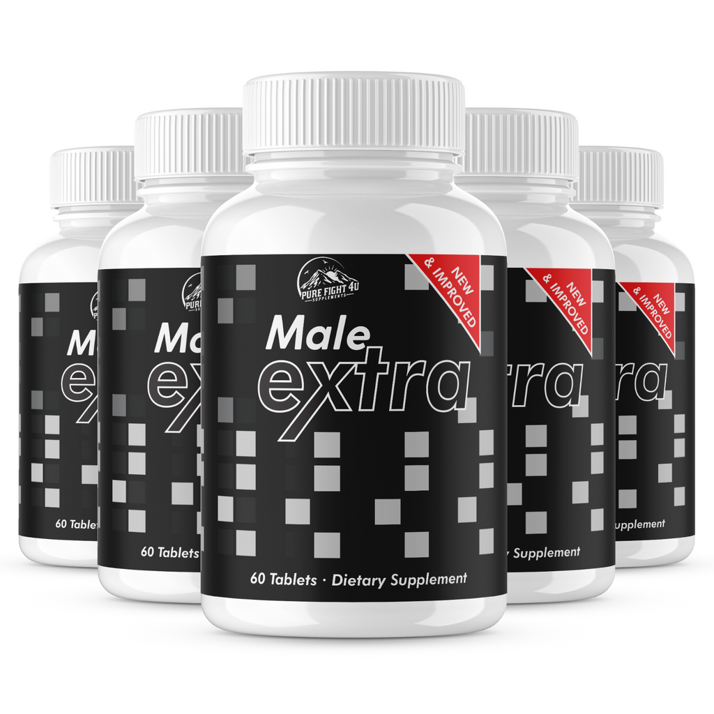 Male Extra for Powerful Testosterone Booster for Maximum Performance 5 Bottles 300 Tablets