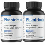 Official Phentrimin Extra Strength - 2 Bottles, 120 Capsules
