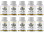 Ginkgo Biloba+Red Panax Ginseng Premium Green Superfood -10 Bottles 600 Capsules