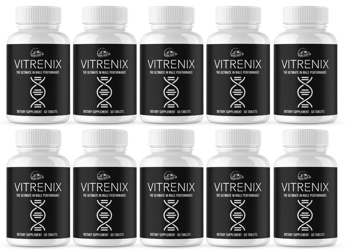 Vitrenix - The Ultimate in Male Performance Dietary Supplement 10 Bottles 600 Tablets