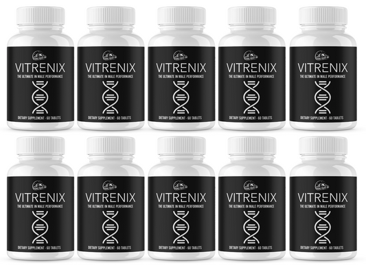 Vitrenix - The Ultimate in Male Performance Dietary Supplement 10 Bottles 600 Tablets