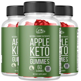 Apple Keto Dietary Supplement 3 Bottles 180 Gummies