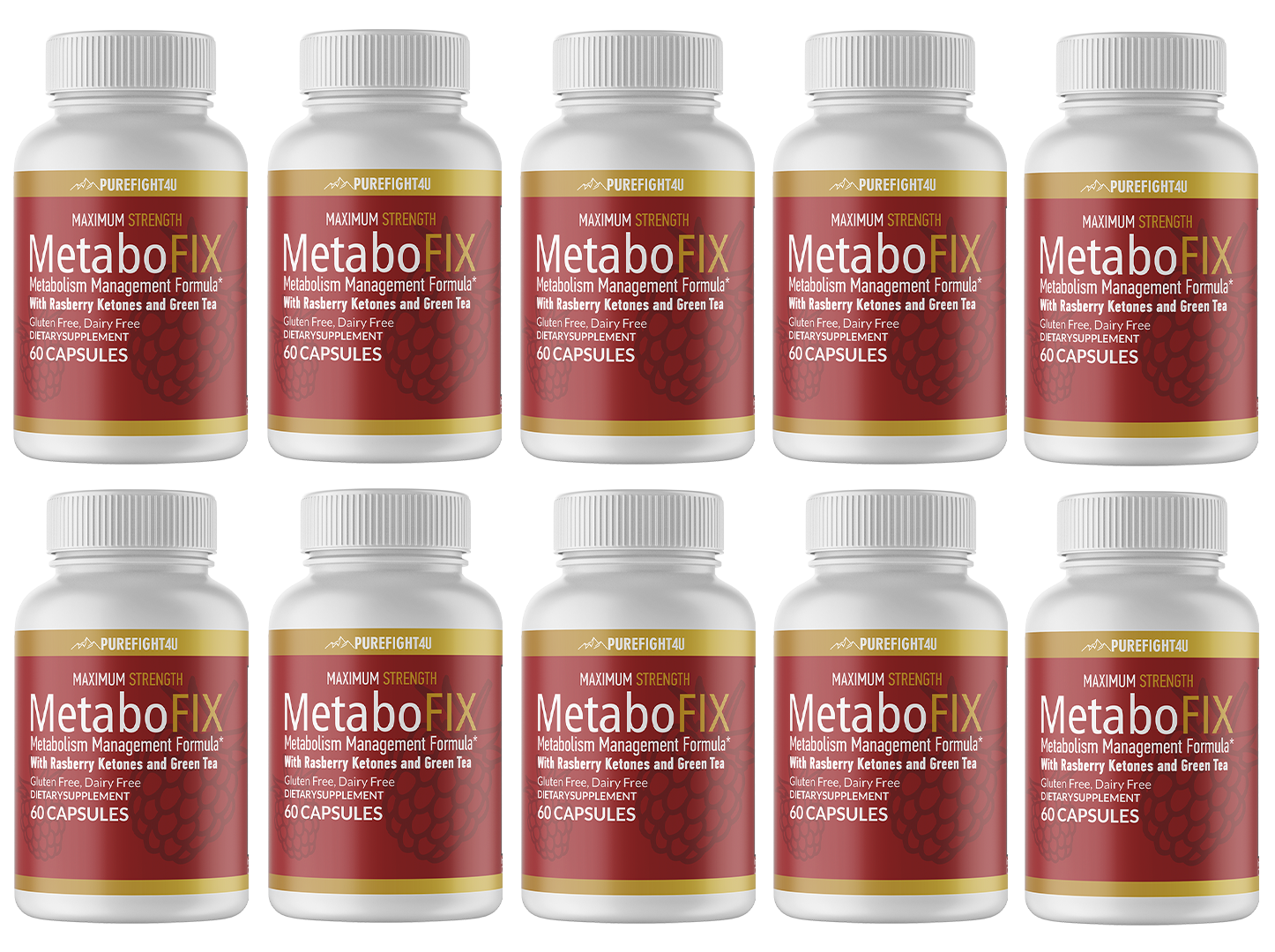 Metabofix Metabolism Management Formula 10 Bottles 600 Capsules