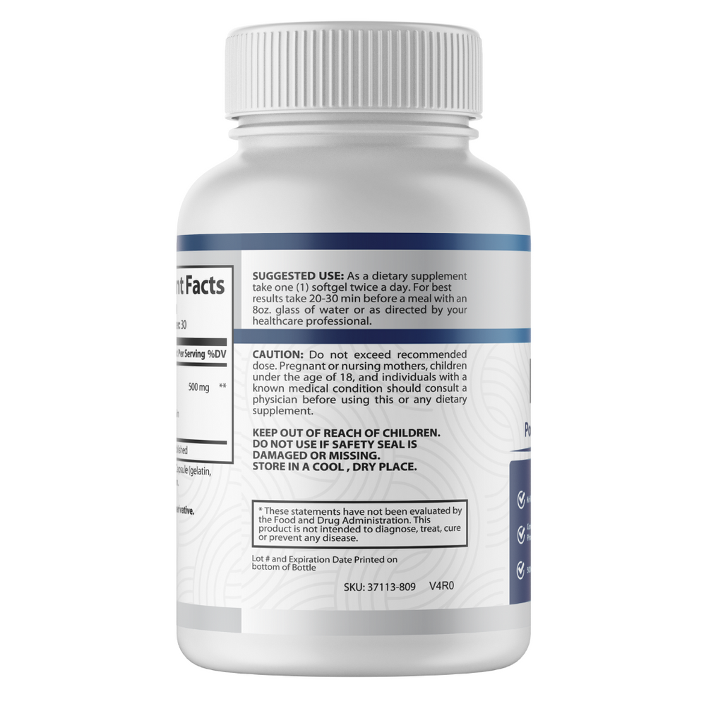 Krill MD Powerful Omega-3 Blend 12 Bottles 720 Softgels