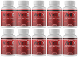 Viril X Dietary Supplement, Natural Male Enhancement, 10 Bottles 600 Tablets