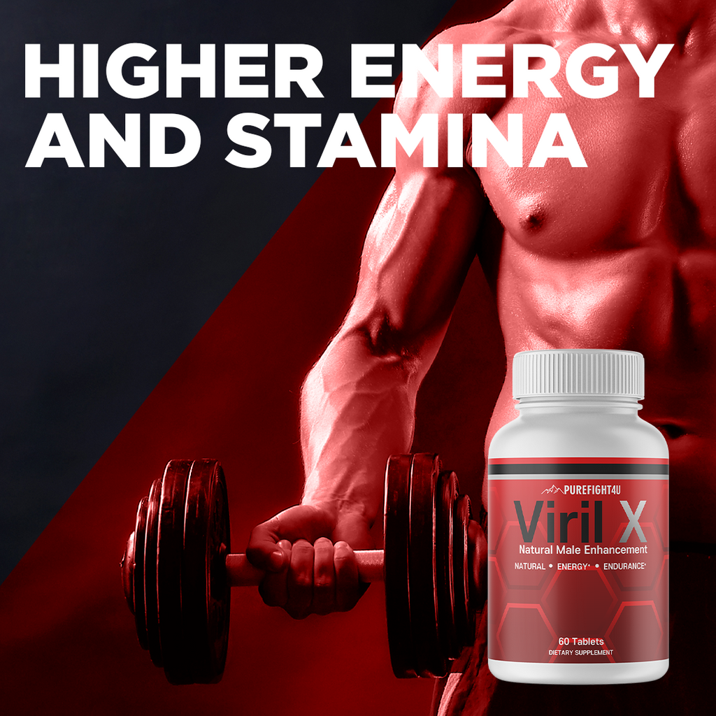 Viril X Dietary Supplement, Natural Male Enhancement, 3 Bottles 60 Tablets