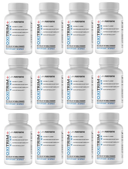 OXITRIM+ Dietary Supplement 12 Bottles 720 Capsules