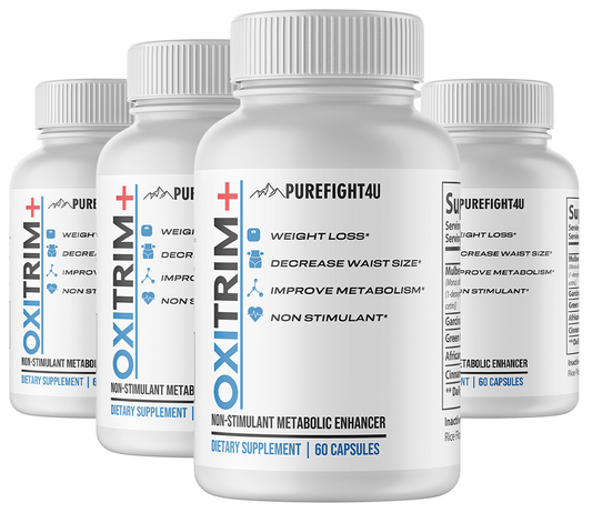 OXITRIM+ Dietary Supplement 4 Bottles 240 Capsules