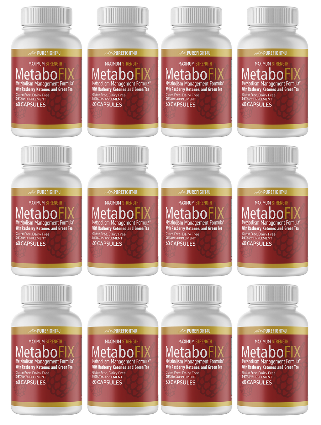 Metabofix Metabolism Management Formula 12 Bottles 720 Capsules