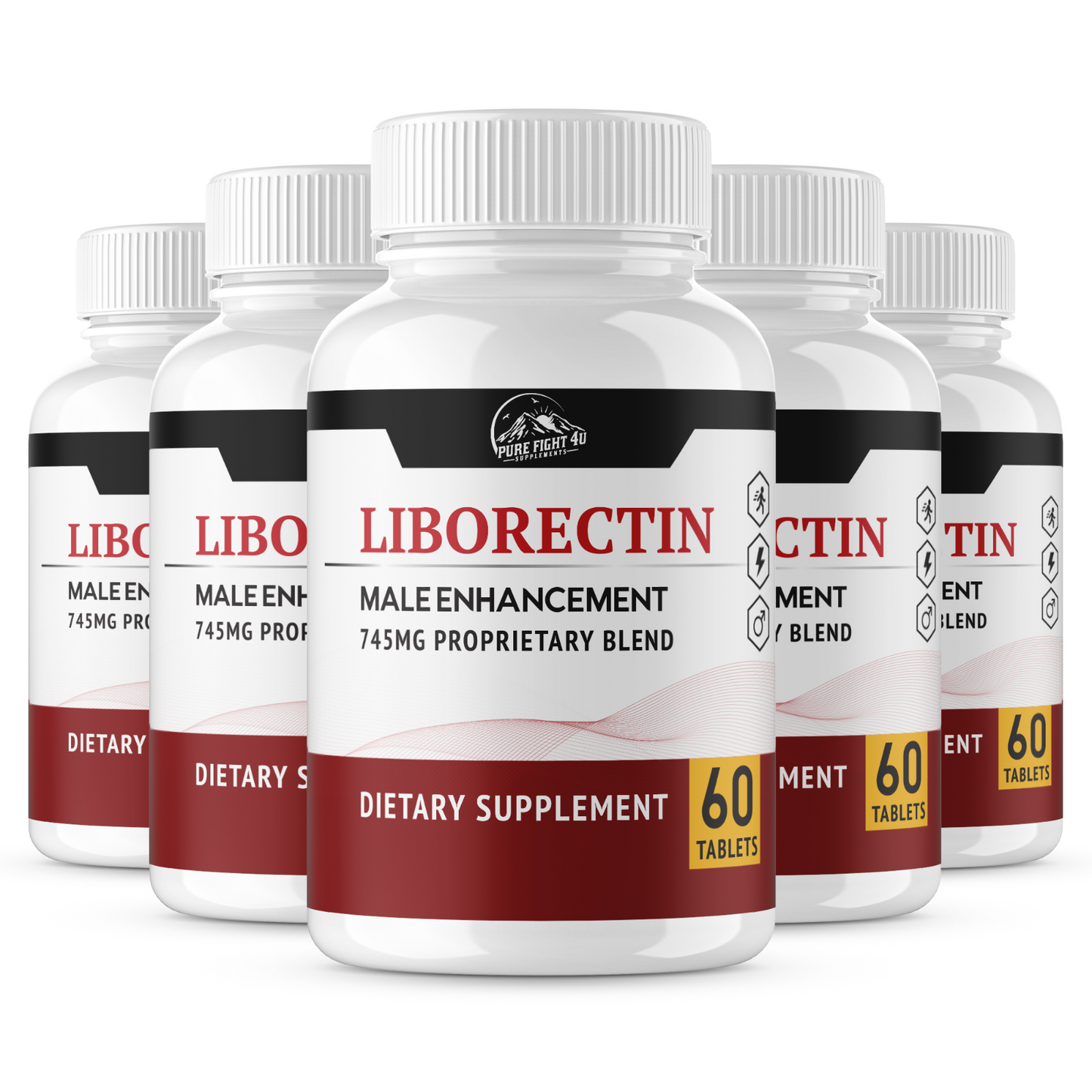 Liborectin Male Enhancement: A Powerful Dietary Supplement for Men 5 Bottles 300 Tablets