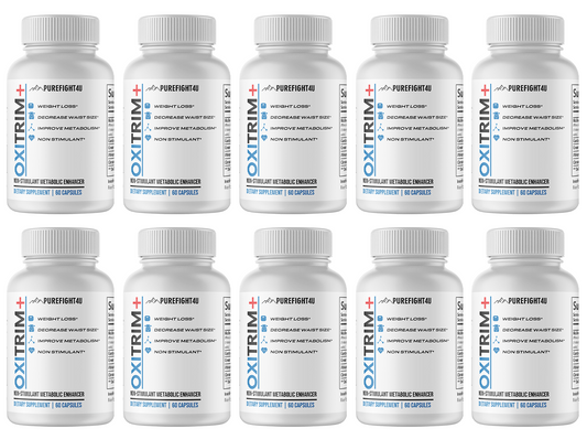 OXITRIM+ Dietary Supplement 10 Bottles 600 Capsules