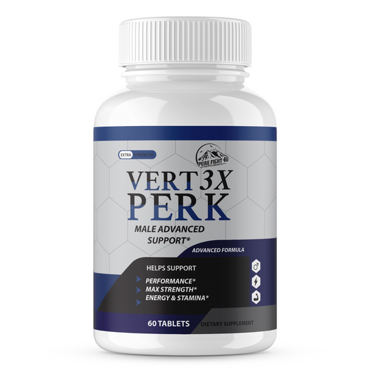 Vert3x Perk - Male Advanced Support for Maximum Support & Performance 60 Tablets