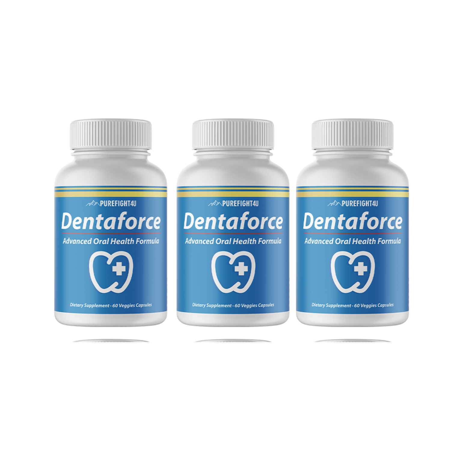 DentaForce Teeth & Gum Supplement - 3 Bottles 720 Capsules
