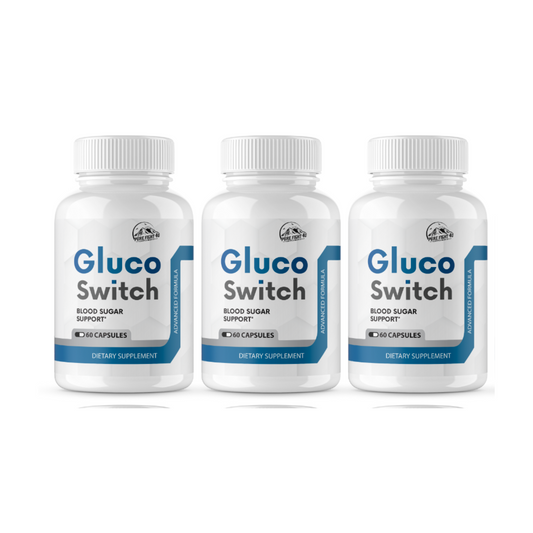 Gluco Switch Blood Sugar Support 12 Bottles 720 Capsules