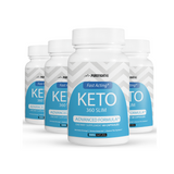 Keto 360 Slim Fast Acting Advanced Formula - 4 Bottles 240 Capsules
